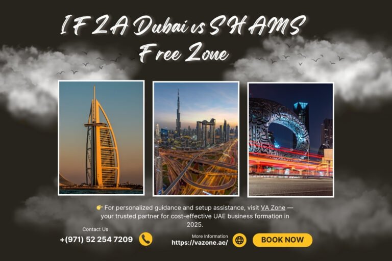 IFZA Dubai vs SHAMS Free Zone