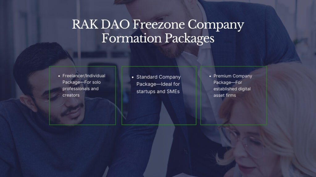 RAK DAO Freezone Company Formation Packages